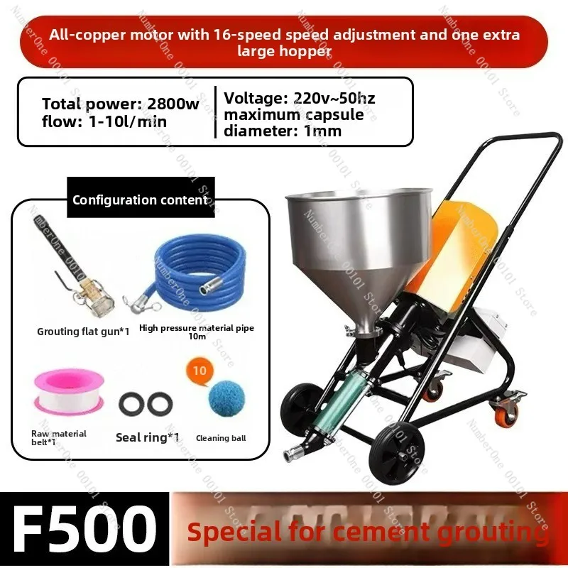 Small Electric Grouting Machine, Tile Hollow Repair Mortar Injector, Filling Tool for Door and Window Gaps