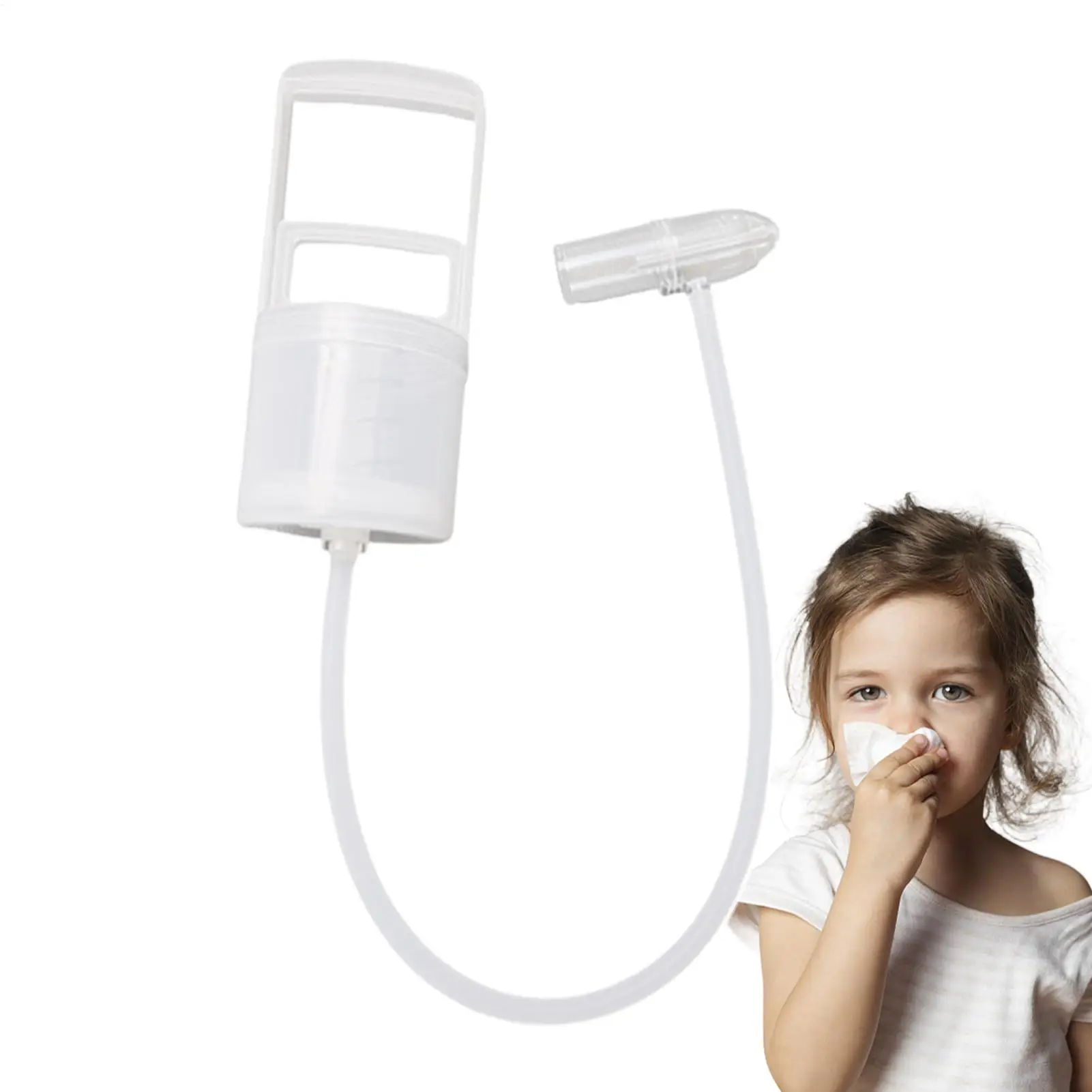 Baby Nasal Aspirator Powerful Hand Pump Nose Sucker Quiet Manual Nose Suctioners For Babies Baby Nasal Sucker Aspirator Snot
