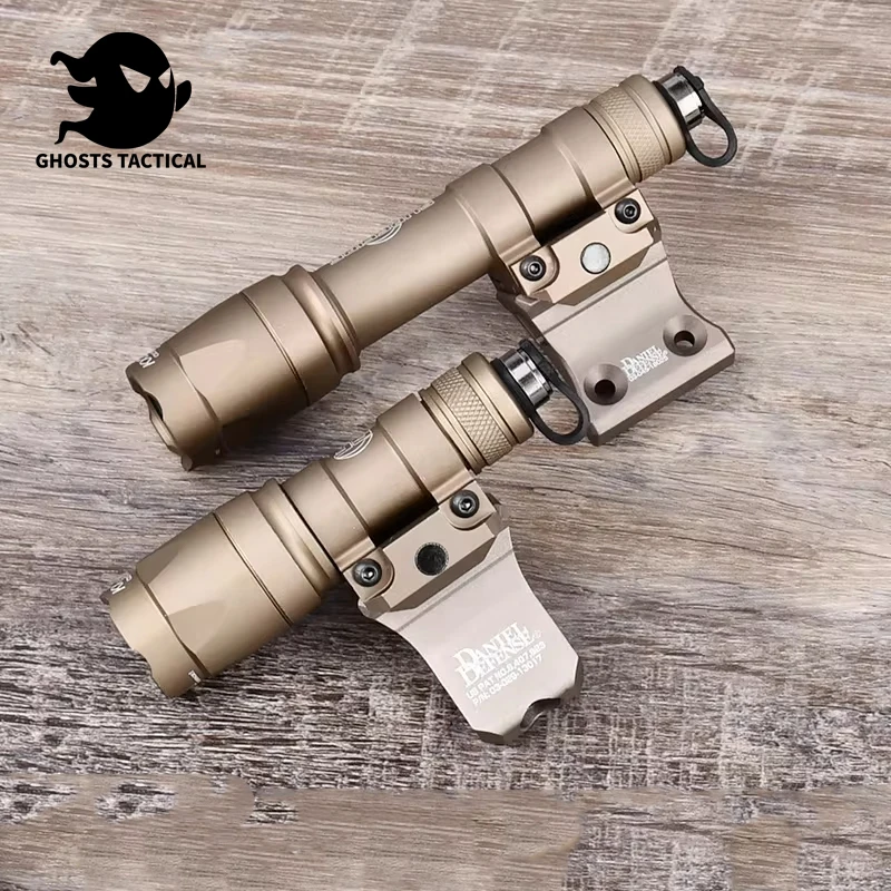 Tactic Airsoft Surefir M300 M300A M600 M600C Flahslight With DD Offset Mount Fit 20mm Rail MLOK KEYMOD Hunting Weapon Light