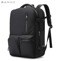 BANGE Airline Approved 15.6inch Large Travel Backpack Men Multi-Function With USB WaterProof Laptop Backpack With Wet Dry Pocket