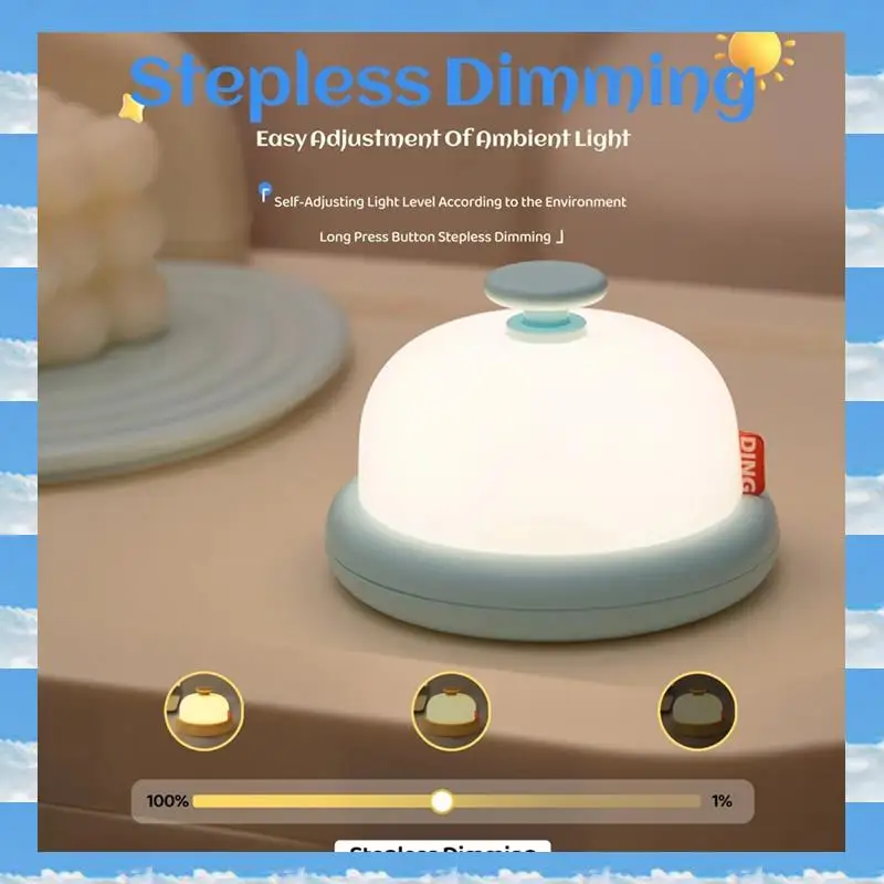 

A11I Night Light - Cute USB Rechargeable Portable Lamp For Desktop, Ideal Children's Birthday Gift, Baby Night Light