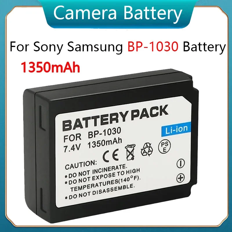 

1350mAh 7.4V Camera Battery BP1030 BP-1030 BP1130 Battery for Sony Samsung NX500 NX1000 NX2000 NX210 NX300 BP 103