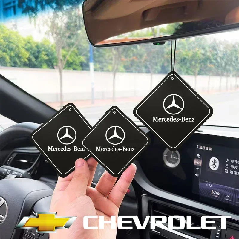 

Car Logo Perfume Pendant Air Freshener Hanging Perfume Interior For Mercedes Benz A/B/C/E/S Class W206 W220 W205 W211 W212 W201