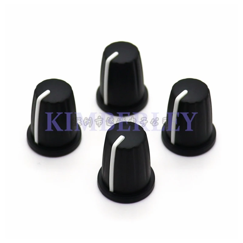 10PCS Rubber Half Shaft Knob Speed Control Switch Knob Cap D-axis Potentiometer Knob Cap Plastic Soft Rubber Knob Cap