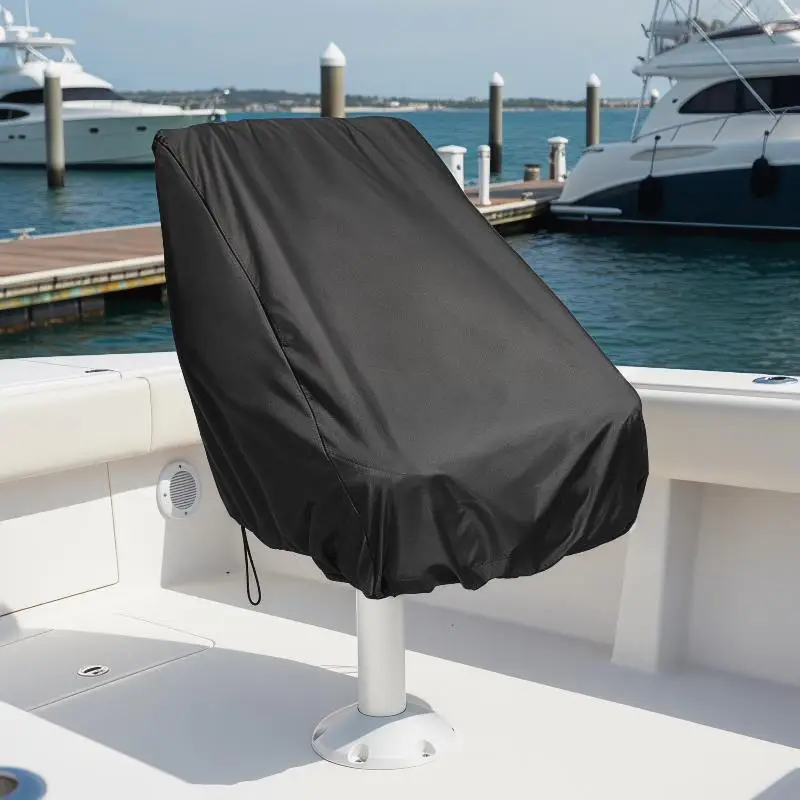 Waterproof Foldable Boat Seat Cover Outdoor Dustproof Protective Sleeve for Marine Fishing Boating Activities