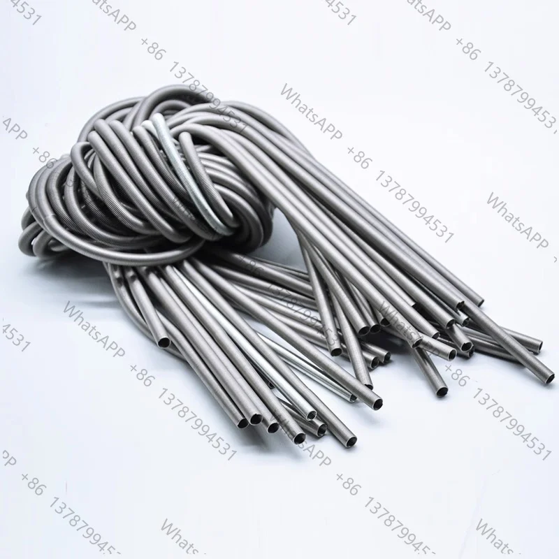 2PCS Small Thin Long Flexible Tube Extension Compression Spring 0.7/0.8/1mm Wire Diameter 6/8/10/12/15mm Outereter 1000mm Length