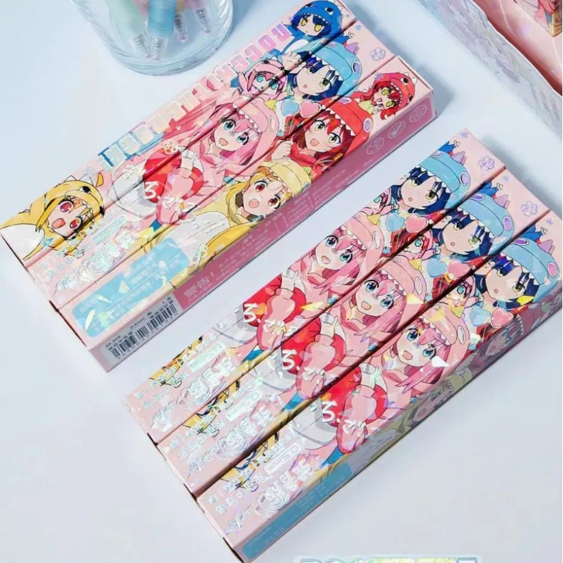Neuer Bocchi the Rock! Gotoh Hitori Nijika Ijichi Studenten-Press-Gelstift mit hohem Farbwert, Cartoon-Motiv, glatter Schreibfluss, schwarzer Stift – Detail 5