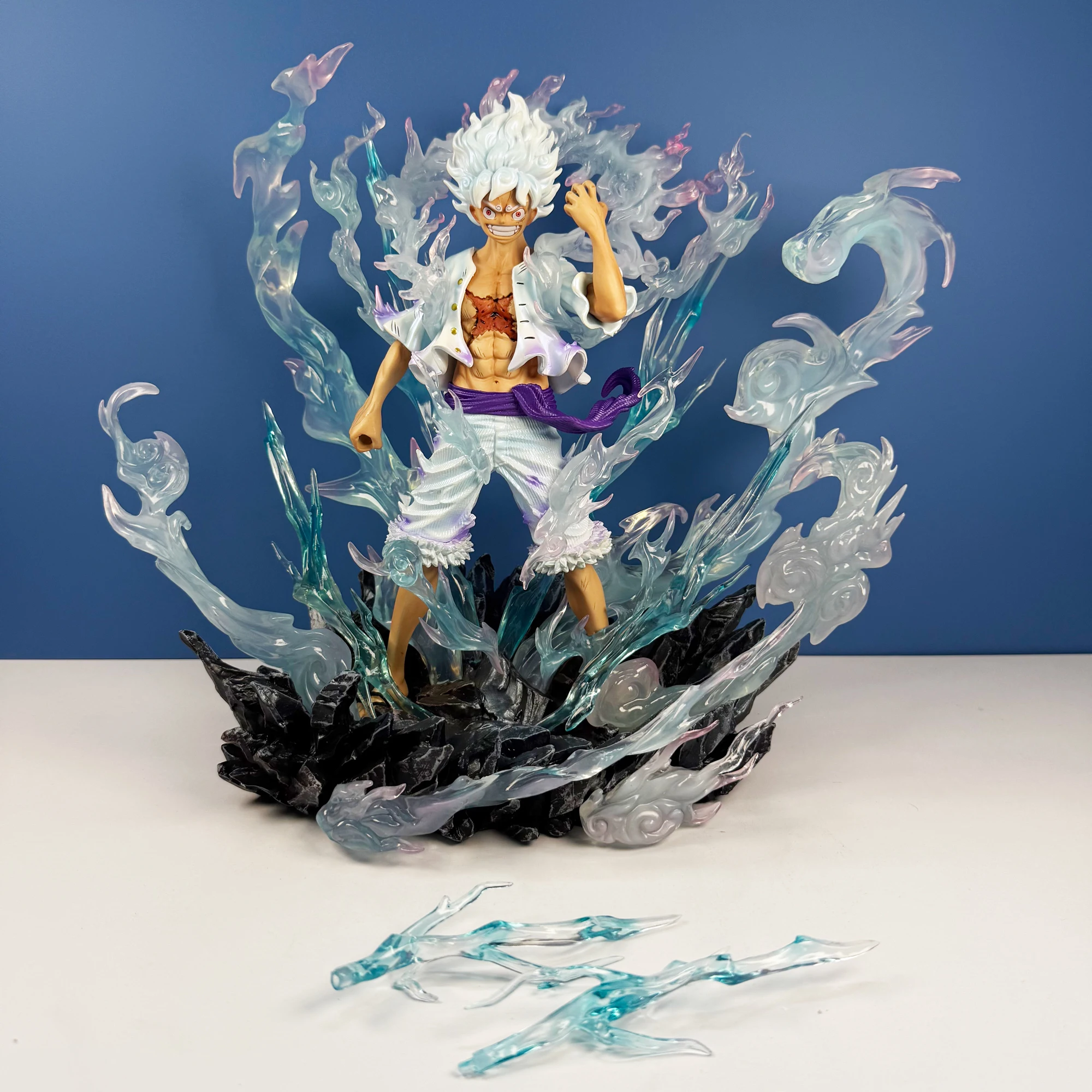 30cm JT One Piece Luffy Anime Figure Nika Luffy Force Max Statue Model Action Figurine PVC Desk Decor Figma Collection Toy Gifts - view 4