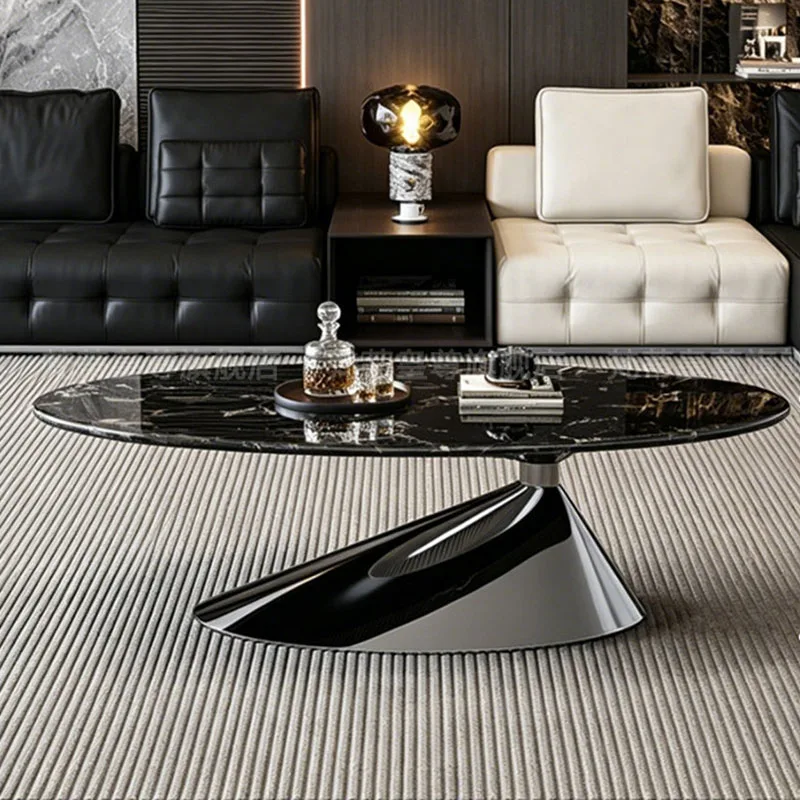 Modern Living Room Coffee Table Simple Luxury Clear Nordic Round Coffee Table Minimalist Unique Mesa Auxiliar Trendy Furniture
