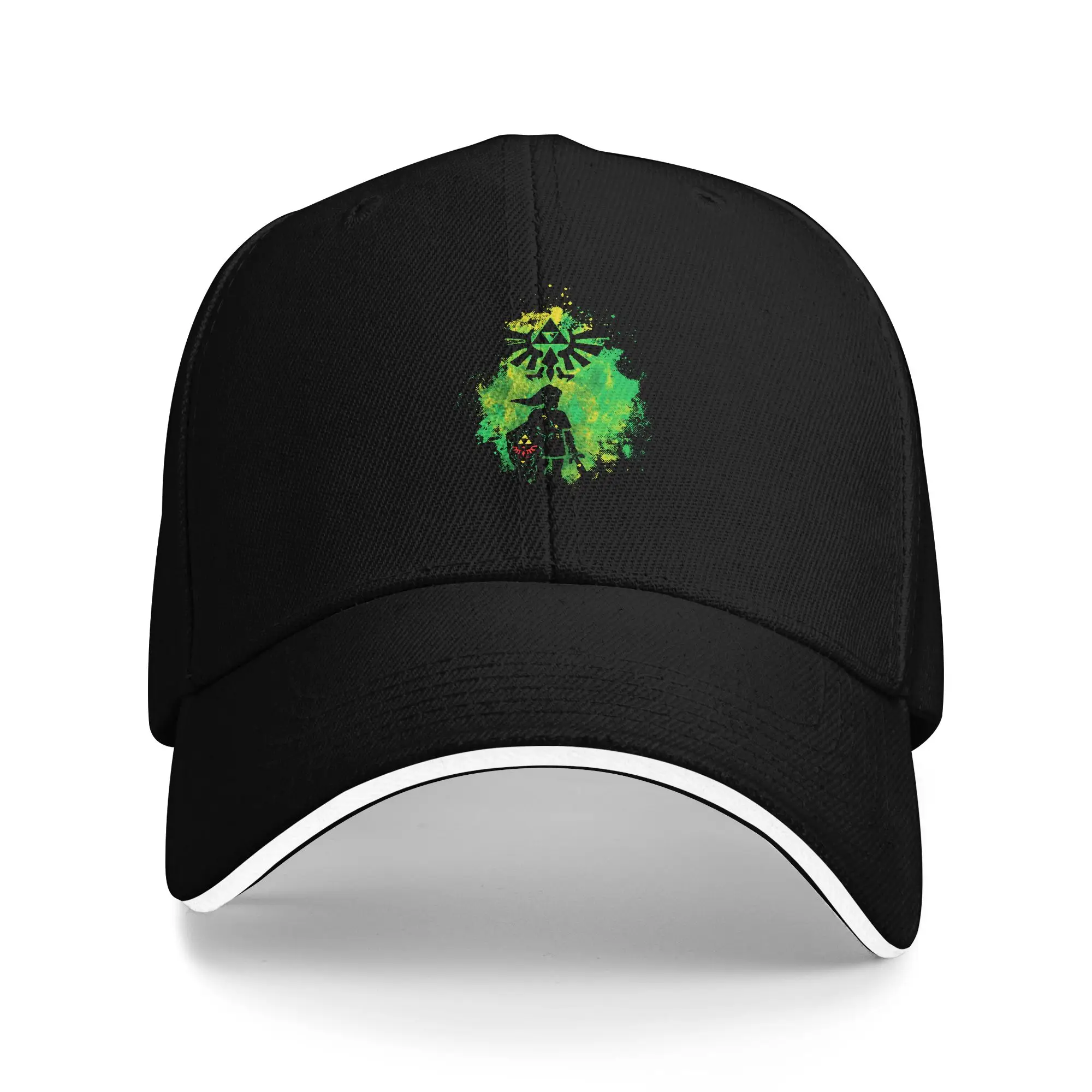 Hot Sale Hero of Time Art Baseball Cap  Casual Sun Visor  Yard Work Sun Visor