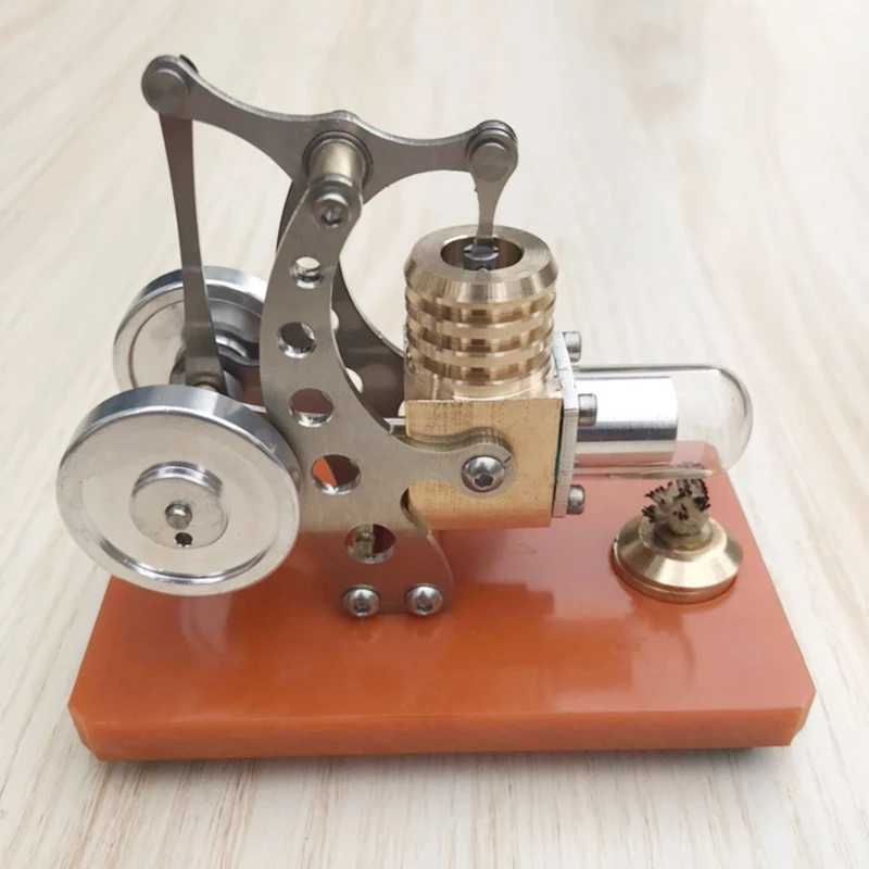 

Stirling Engine Steam Engine Model Miniature Fine Metal Balance Model Scientific Physics Experiment Toy Collection Birthday Gift