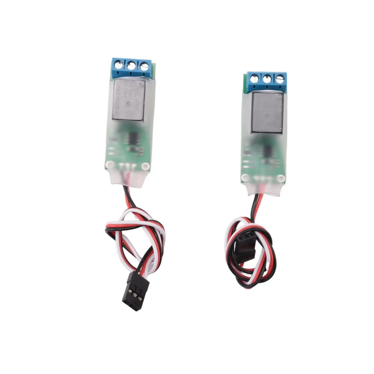 ABIU 2PCS RC PWM Electronic Relay Switch for RC Airplane DIY Model Navigation Lights Controller Universal K1 Switch