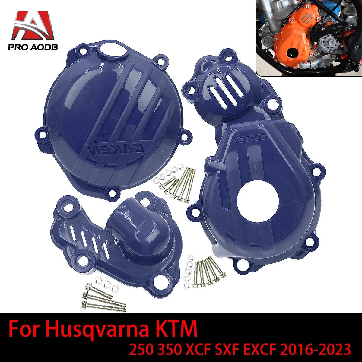 

Motocross Clutch Guard Ignition Water Pump Cover Protector For Husqvarna KTM EXC-F SX-F XC-F FC FE FX 250 350 2016-2020 Moto