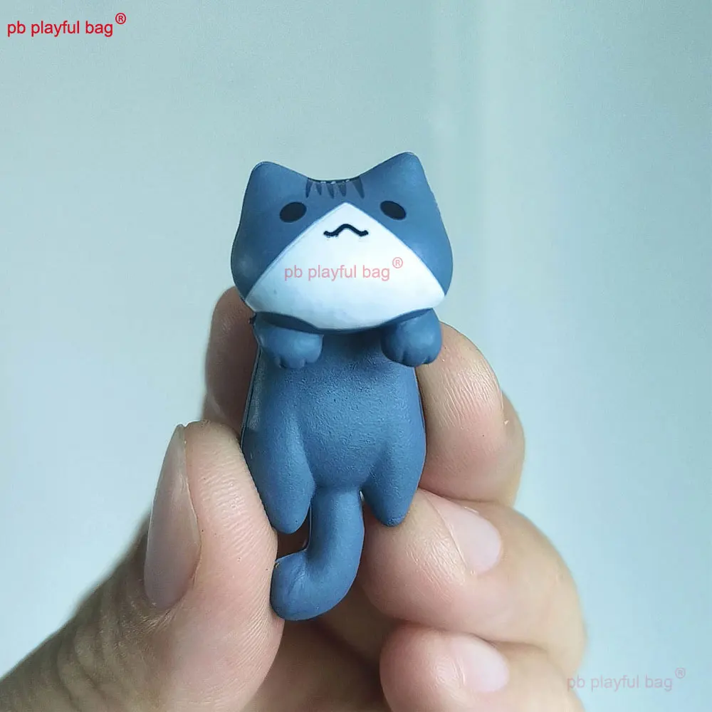 6 개/대 귀여운 일본 고양이 액션 그림 DIY 마이크로 풍경 분재 장식품 Kawaii 인형 어린이 장난감 선물 행운의 고양이 ZG345