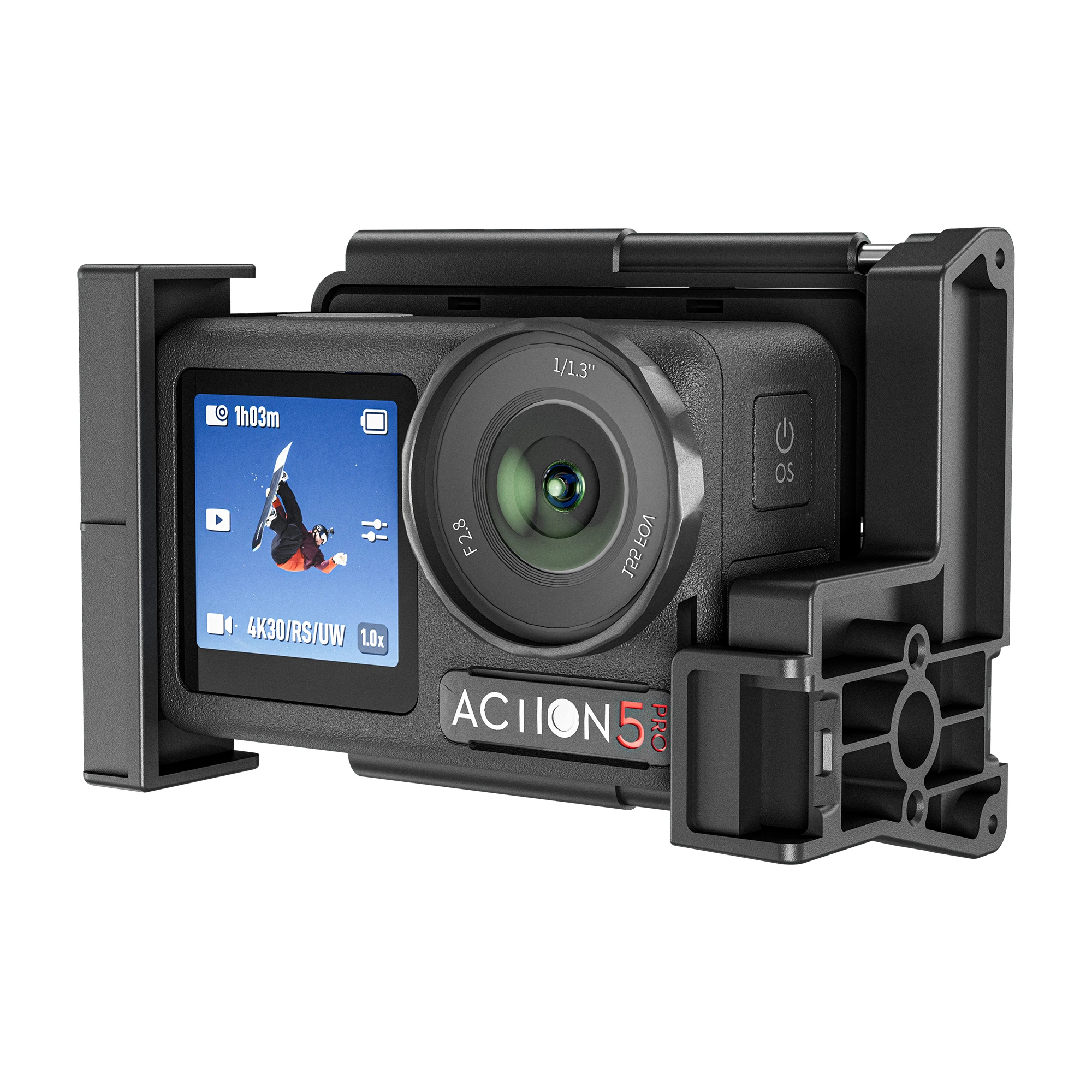 Radiateur de refroidissement STARTRC pour caméra DJI Osmo Action 5 Pro/4/3, accessoires, ventilateur de refroidissement Ice Core, réglage 3 vitesses avec griffe porte-accessoire