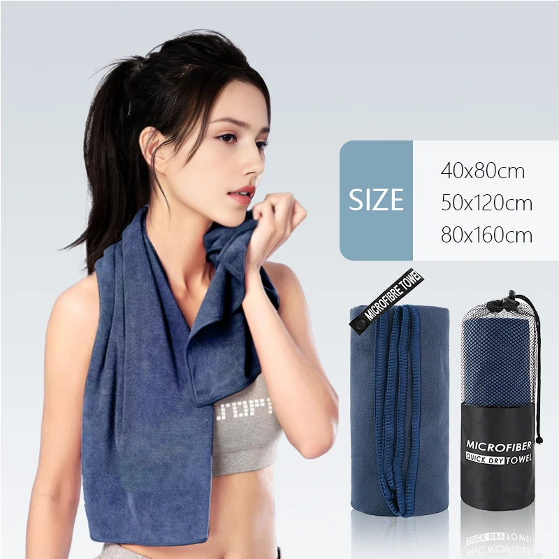 Ultrasnelle droge sporthanddoek: lichtgewicht handdoeken Superabsorberend en sneldrogend voor sportschool, yoga en reizen – Blijf koel en verfrist