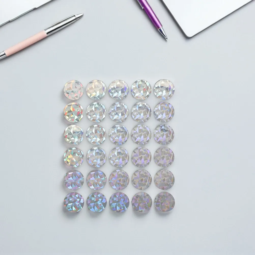 10Sheets Round Scratch Off Stickers Self Adhesive DIY Winner Stickers for Holiday Decorations Corporate Promotions Educational