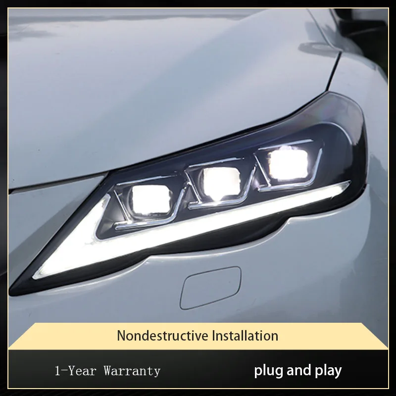 Car Lights For Toyota Mark X Reiz 2010 2011 2012 Upgrade LED Headlight Assembly Exterior Turn Signal Lamp Tool Accessories