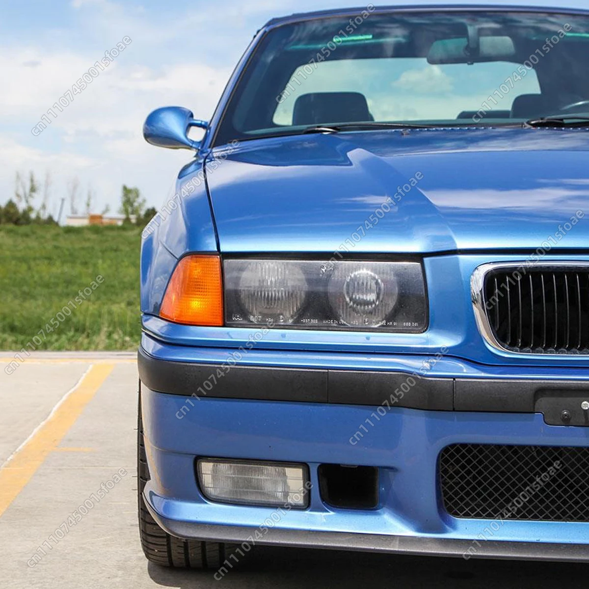 

Front Bumper Splitter Lip For BMW 3 Series E36 M3 316i 318i 320i 323i 325i 328i 1992-1999 PP Glossy Black Car Guard Kits Tuning