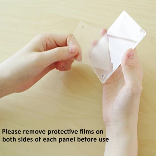 Neuer 1 Pack 3 Zoll Acryl Kühlschrank magnetischer 2-seitiger Foto rahmen für Fujifilm Instax Mini 9 8 7s 25 50s Mini Film Fotopapier