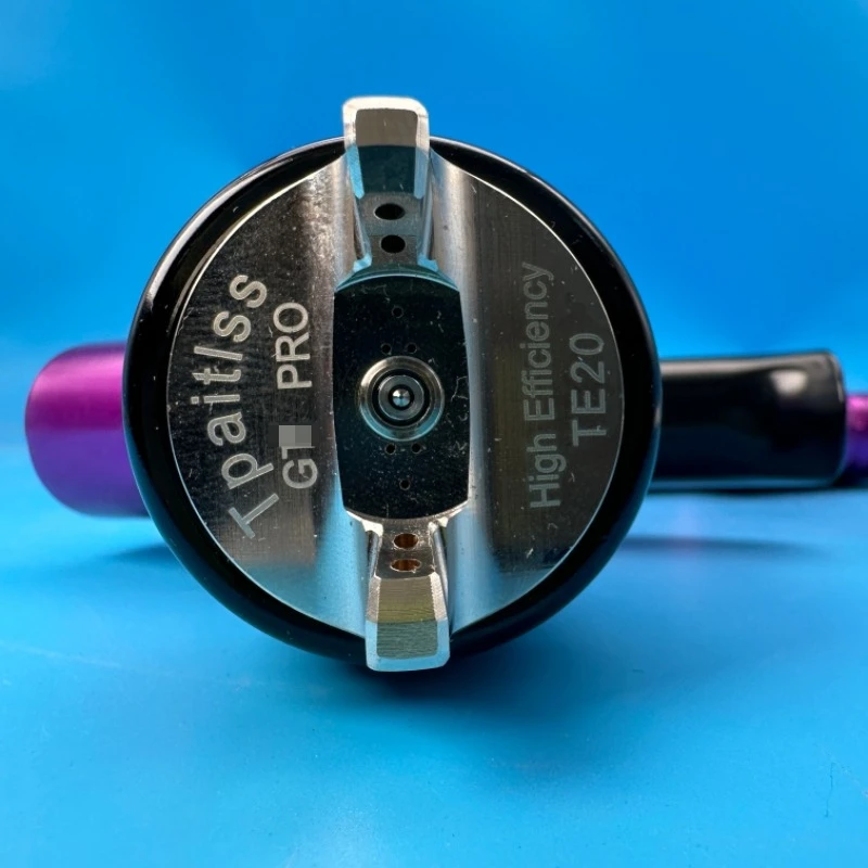 Spray Gun GT Pro Spray Gun TE20/T110 1.3mm/1.8mm Nozzle Purple Mixed Glass Water-based Air Spray Gun