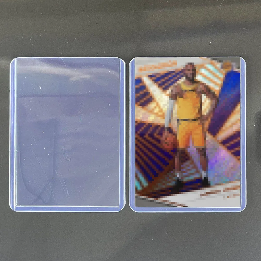 

100pcs Cards Transparent Pvc Card Simple Style Cardholders Protector Reusable Dust Proof For Trading Business Cards Storage