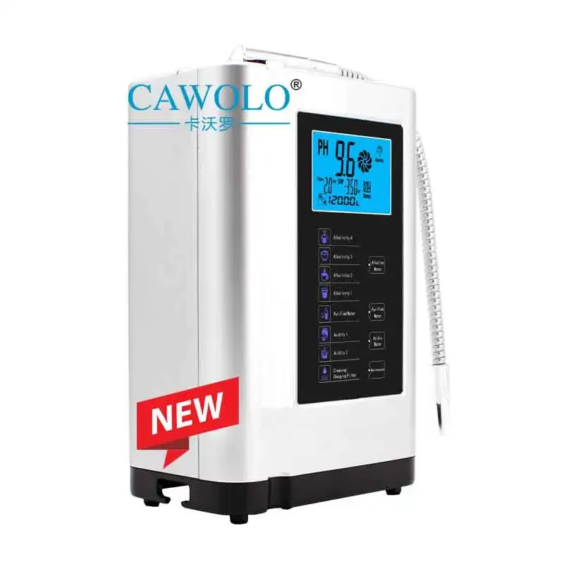 

Cawolo High pH Japan Titanium Platinum Coating 5/7 Plates Alkaline Water Ionizer Kangen Water