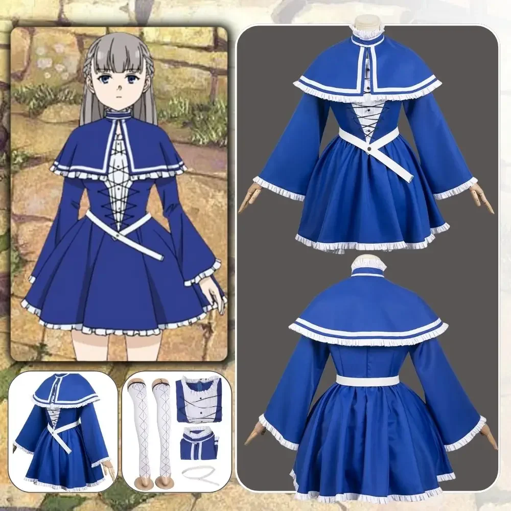 Sousou no Frieren Lawine Cosplay disfraz de fantasía para mujeres adultas, vestido de Anime, traje de Halloween, carnaval, ropa de fiesta