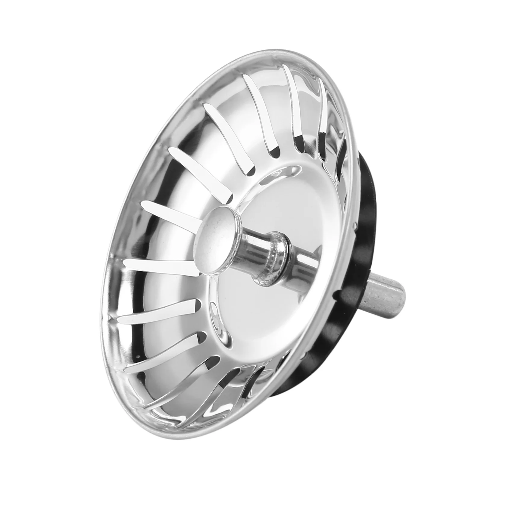 A48I Diameter 78MM Stainless Steel Kitchen Sink Strainer Stopper Waste Plug Sink Filter