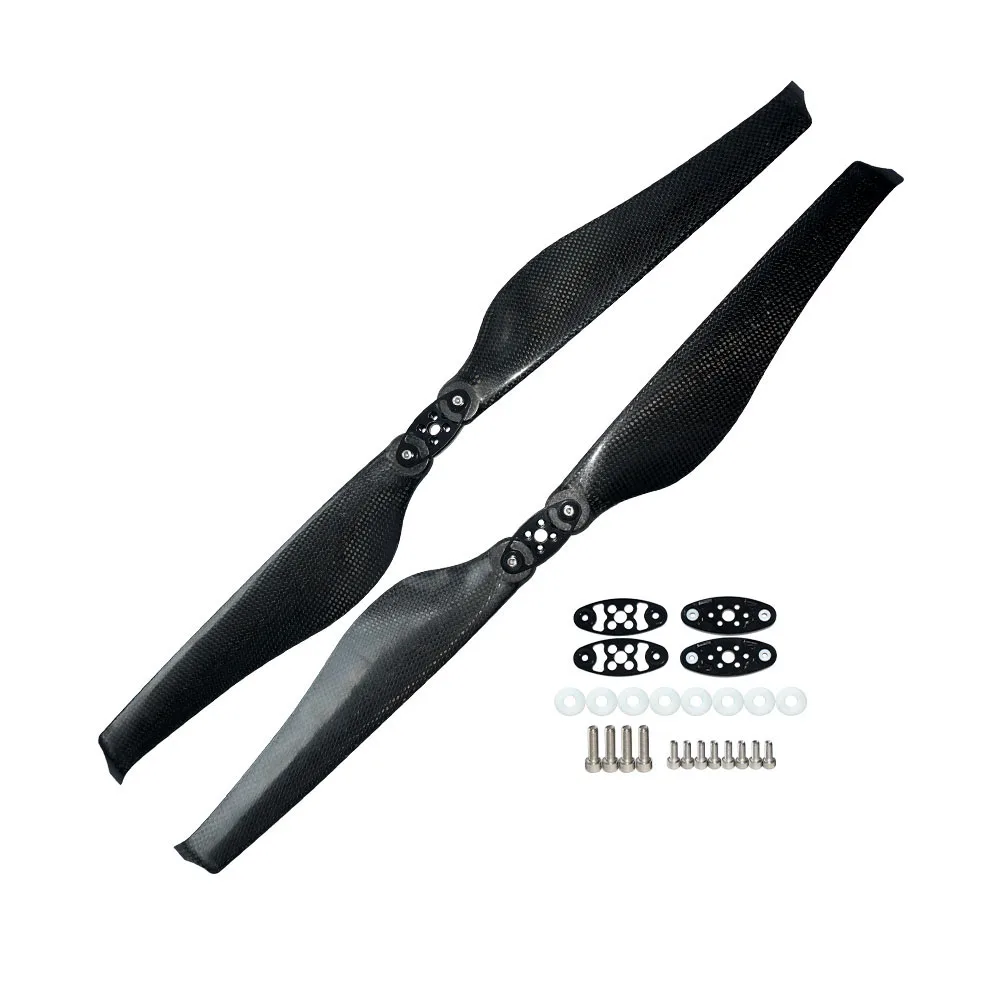 In Stock! Maytech MTCC2479TQF Carbon Fiber 2479 Folding Propeller Noise Reduction Prop 24inch for Drone Multi-axle UVA RC