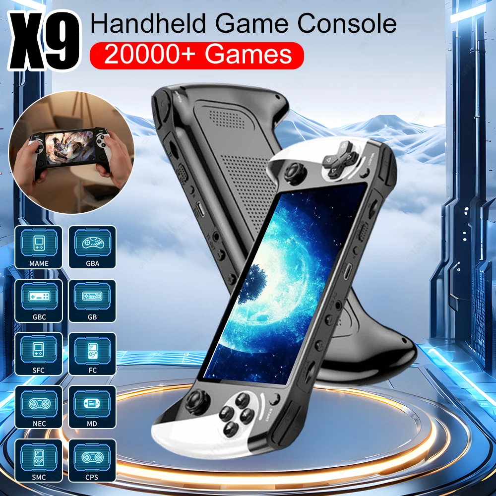 

Портативная игровая консоль с более 20000 игр, игровая консоль в стиле ретро, портативная игровая консоль в стиле ретро для детей и взрослых