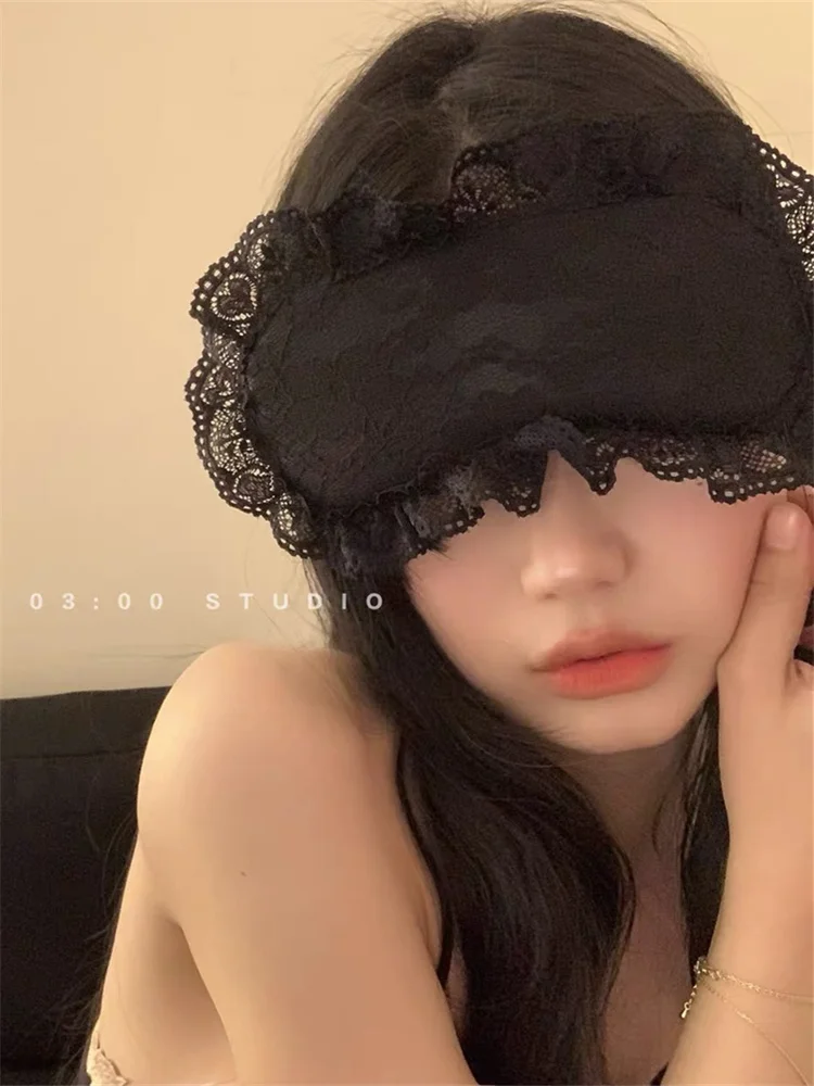 Masque de mascarade en dentelle pour femmes, couleur noire, Sexy, pour carnaval, Halloween, demi-visage, masques de Cosplay, fournitures de fête Festive, bandeau sexuel