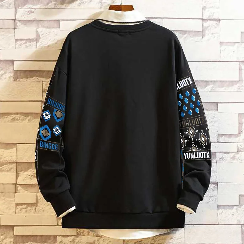 big size Sports Sweater Men Trendy Fat Autumn Winter Loose Pullover Long Sleeve Street Casual Top Plus Size 200kg 15XL 14XL 12XL