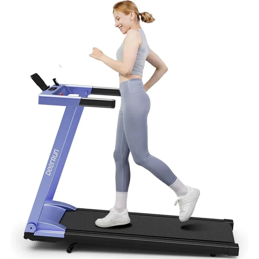 

Беговые дорожки для дома с наклоном и ручками Складная беговая дорожка мощностью 3,5 л.с. Вес 350 фунтов для небольших помещений Складной бег