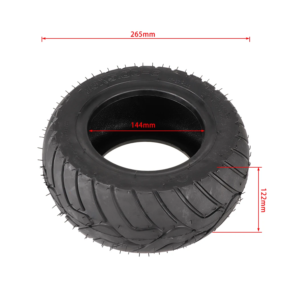 13 Inch 13X5.00-6 Tubeless Tire Vacuum Tire Suitable for Electric Scooter Folding Bicycle Scooter Mini Kart ATV Off-Road Vehicle image 5