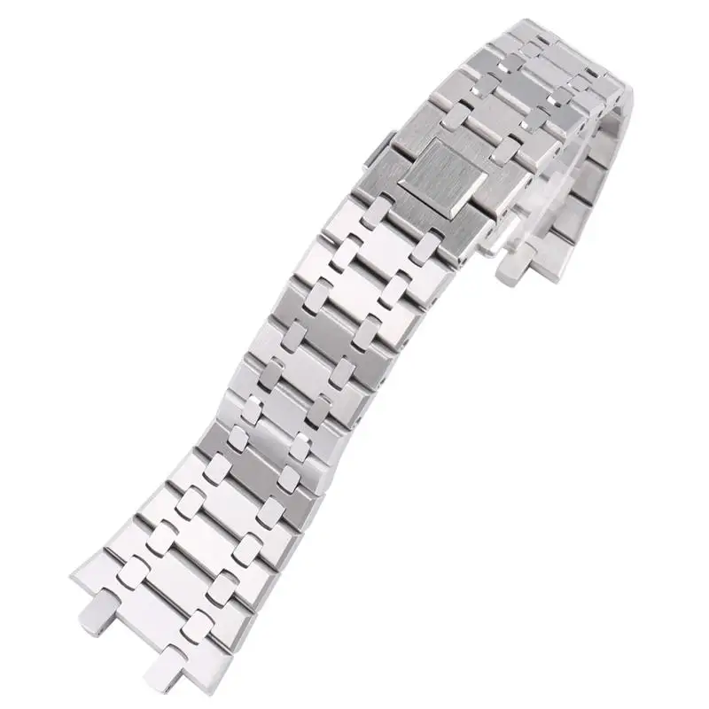 

PCAVO For AP Royal Oak Fine steel watch band 15400/26331/15500 men watch chain 26mm 28mm watch band accessories