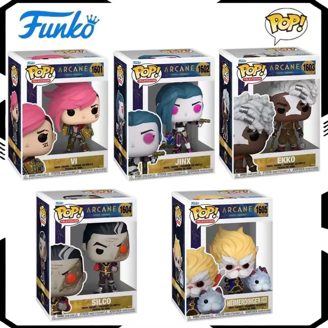 

Funko League of Legends (LOL) Arcane Vi & Jinx Collectible Peripheral Figurine Trendy Toy Decoration - Qixi Festival Gift