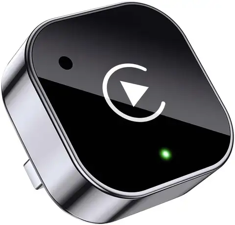 무선 카플레이 & 안드로이드 오토 동글, 빠른 자동 연결, 아이폰/안드로이드용 컴팩트 플러그 앤 플레이, USB/USB-C, 지연 없음, 블랙 (1