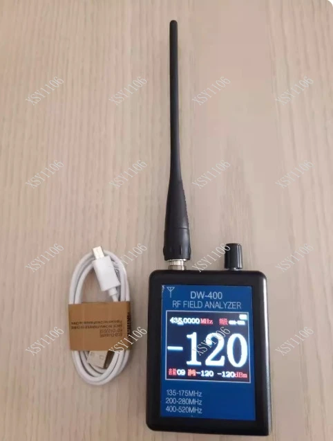 Digital FM Radio Detector Field Strength Meter Self-Adjusting Wireless Communication Radio Direction Finder