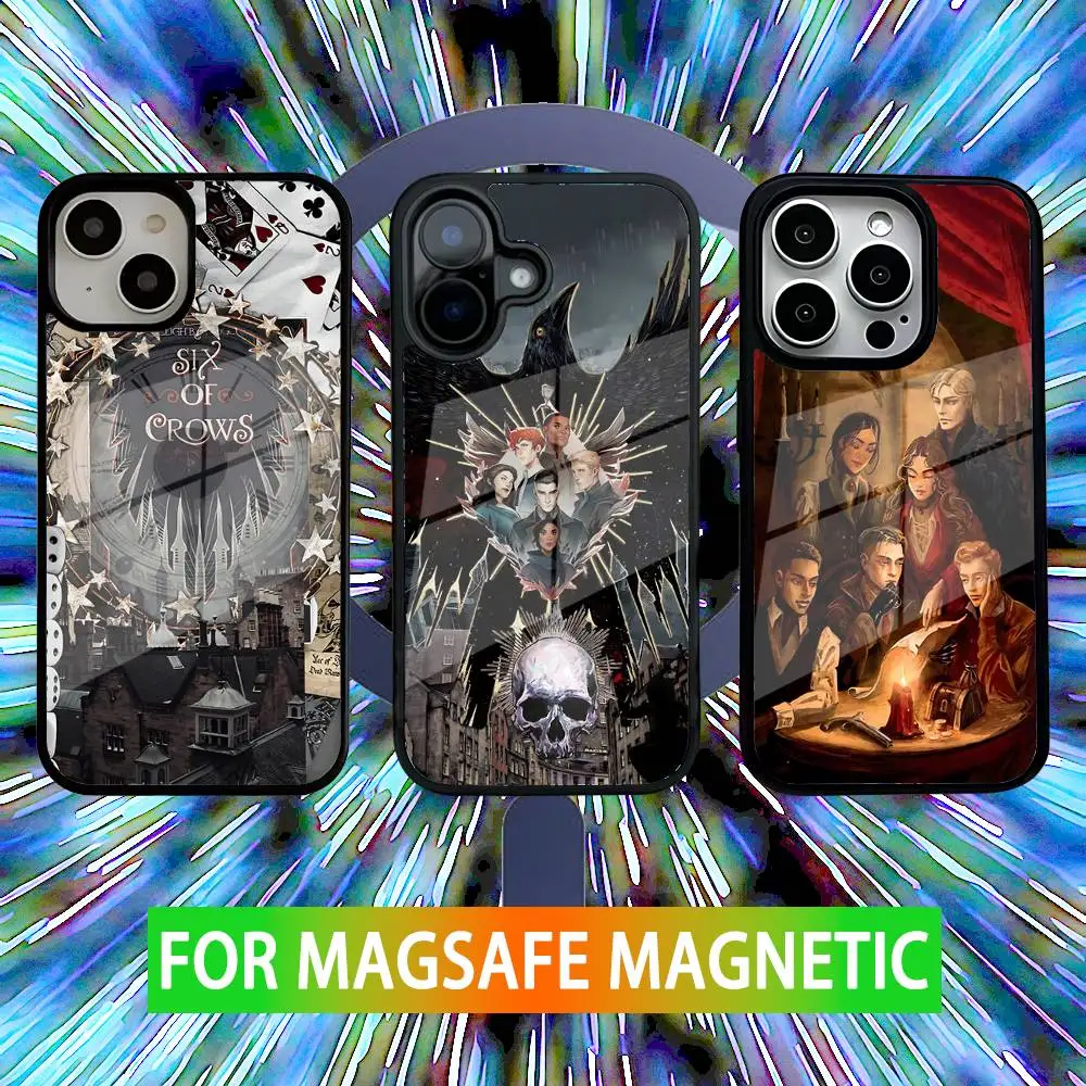 

S-Six Of C-Crows Phone Case For iPhone 16,15,14,13,12,11,Pro,Max,Plus,Mini,SE New Magsafe Magnetic Wireless Charging