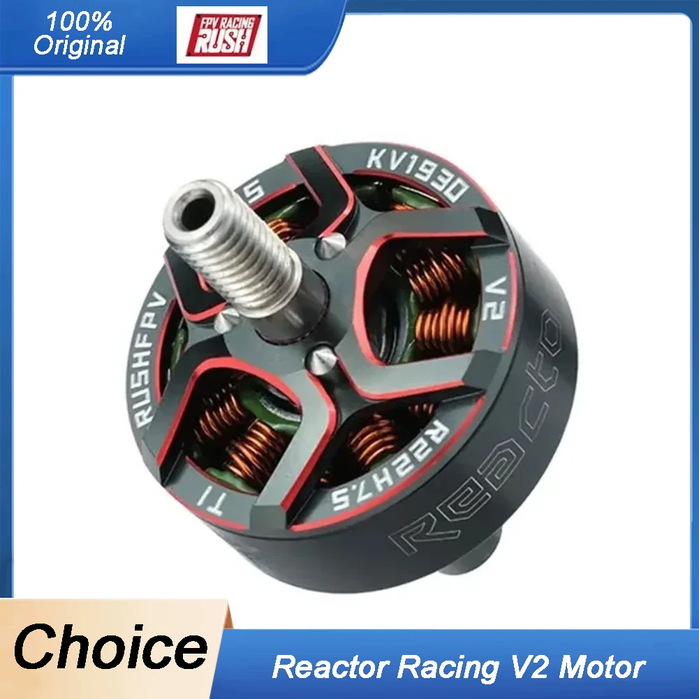 RUSHFPV Reactor Racing V2 2207.5 borstelloze motor 1930KV 2030KV hoge prestaties voor FPV Freestyle Racing Drones