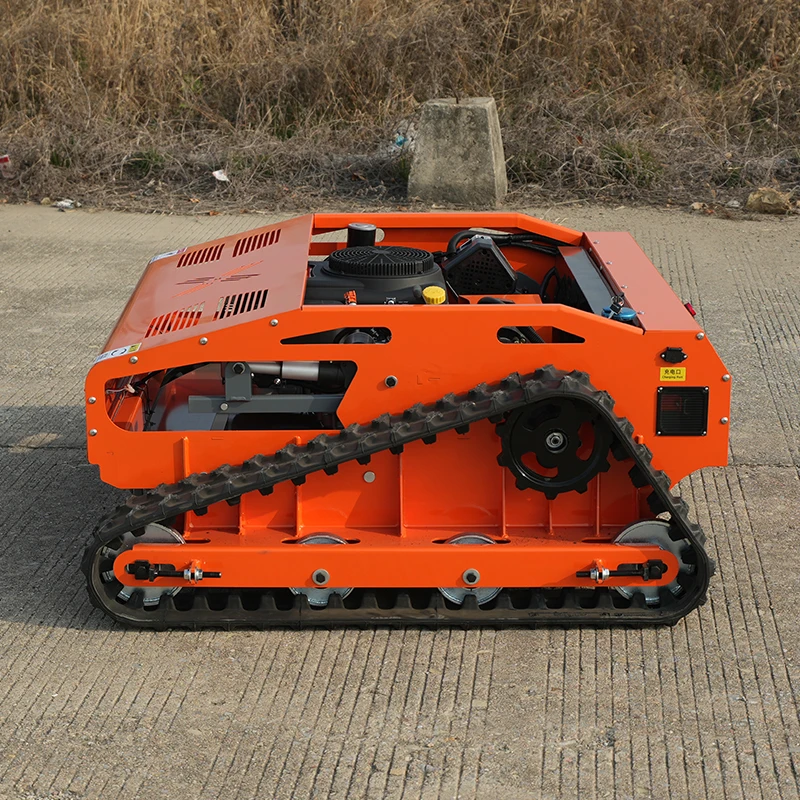 Remote Control Crawler Mowing Machine SAAO Professional Grass Cutter for Parks Gardens Farms and Uneven Land