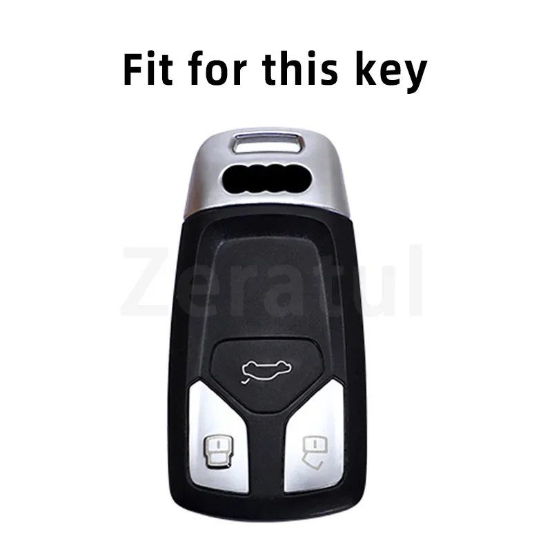 Para Audi A4 B9 A5 A6 8S 8W Q5 Q7 4M S4 S5 S7 TT TTS TFSI RS suave TPU funda para mando a distancia de coche Protector de soporte