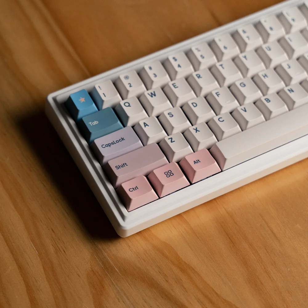 Teclas de diseño personalizado para teclado mecánico, teclas PBT originales de 142 teclas de nuevo estilo, perfil de cereza, para tarde en la noche, ISO Enter