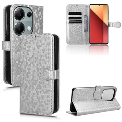 For Redmi Note 13 Pro 4G Flip Wallet Anti-fall Cover For Redmi Note 13 Pro 4G Case Leather Magnetic Luxury lanyard Phone Bags