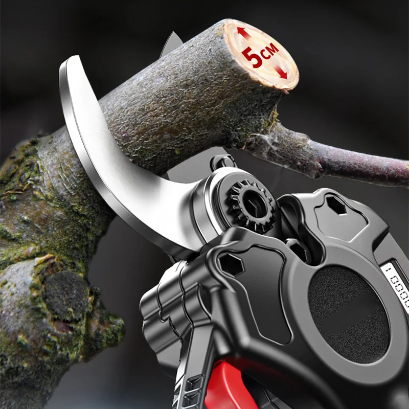 Electric Pruning Shears Rechargeable Garden and Fruit Tree Pruning Shears Lithium-Ion Battery-Powered Tree Pruning Shears - view 3