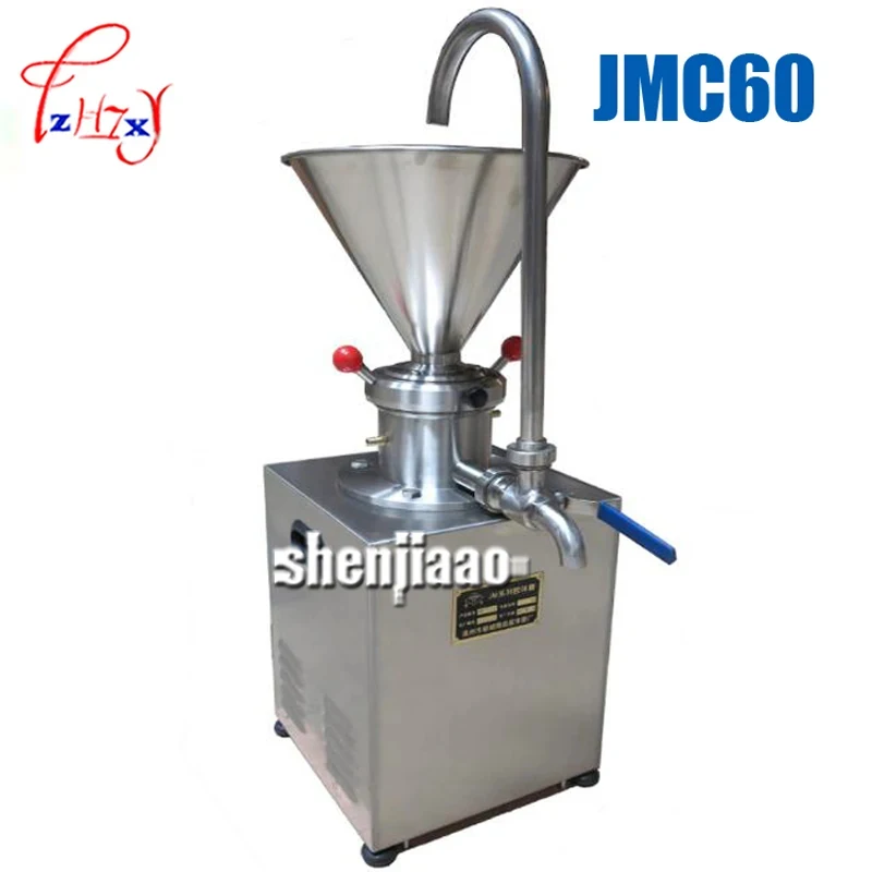 JMC60 Stainless Steel Peanut Butter Maker Commercial Nut Processor Coffee Sesame Butter Mill 220V Food Processing Equipment
