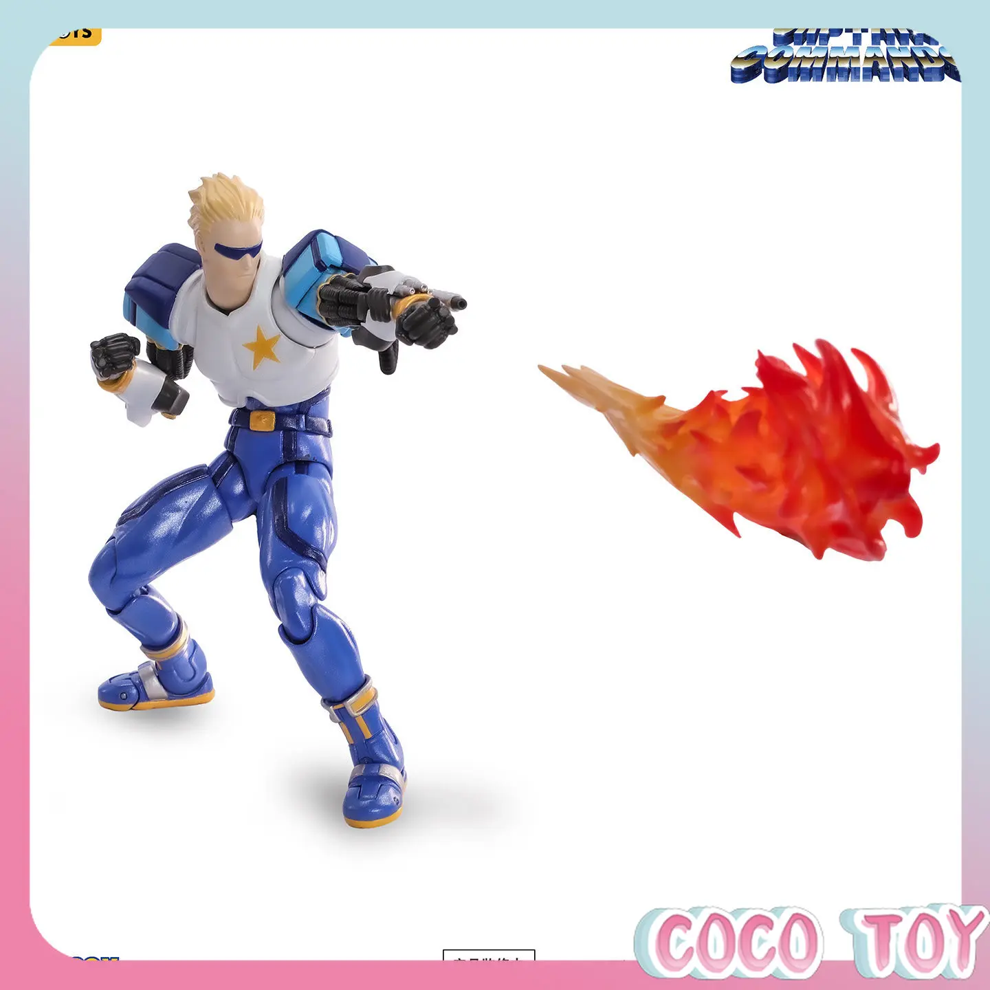 

52TOYS Lightning Dance Captain Commando Carol Commander Articulated Action Figure BEASTBOX Collectible Model Desk Decor In Stock