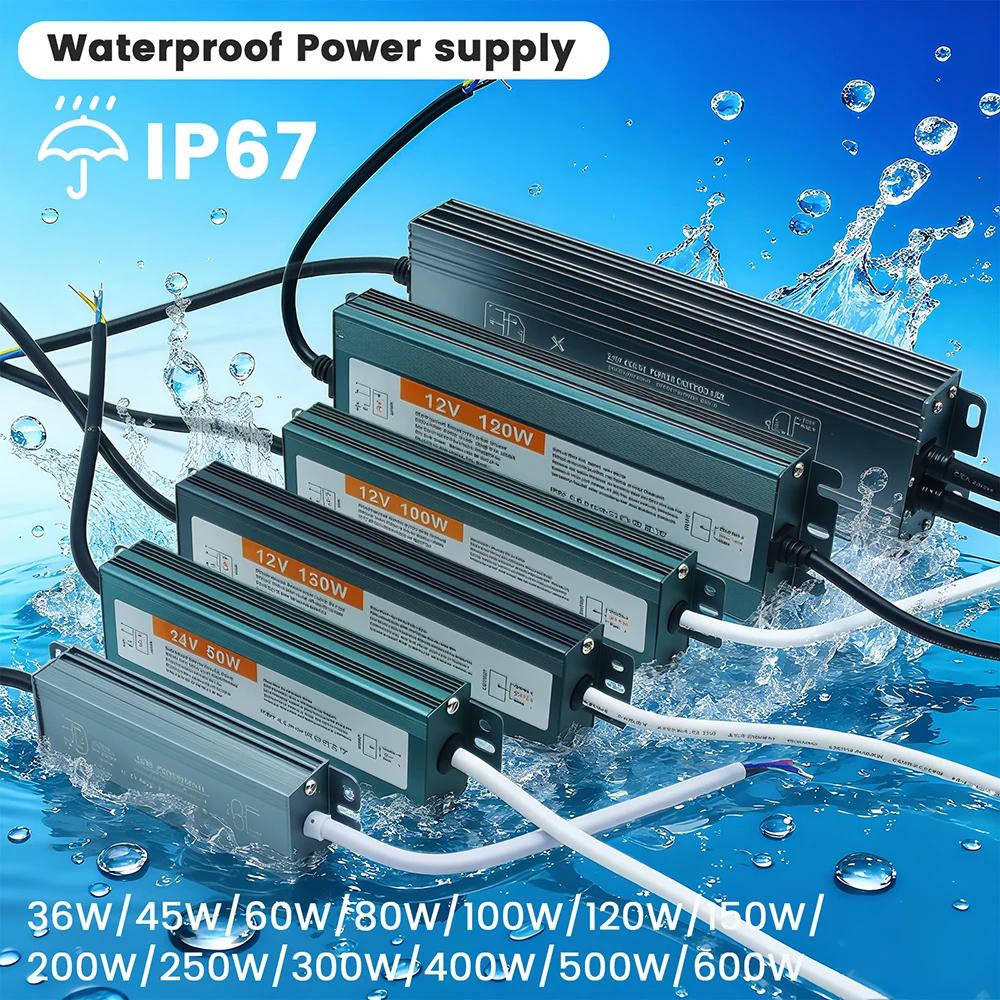 IP67 Waterproof Power Supply A - Outdoor Power Supply 12V recension och pris