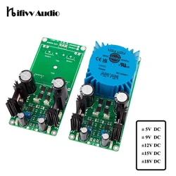 Hifi Positive Negative Regulated DC Power Supply Circuit Board Stabilizer 110V 220V Voltage OP+MOS Liner Electronic Kits Boards